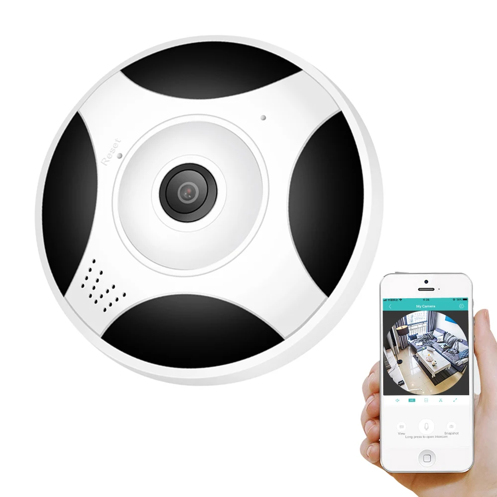 

BESDER 360 Degree Panoramic Wifi Camera HD 1080P 960P Wireless Wifi IP Camera Home Security Surveillance System Camera P2P iCsee