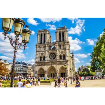 

New Arrive Custom Notre-Dame de Paris Canvas Silk Poster for Home Decor Custom Print painting Art Picture 1 pcs custom