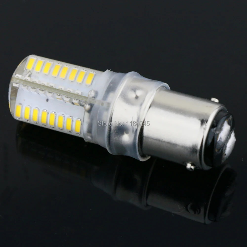 BA15 5 Вт 3014 64 SMD светодиодный светильник с кристаллами энергосберегающий кукурузный светильник 220-240 в теплый белый/белый 2 шт./лот