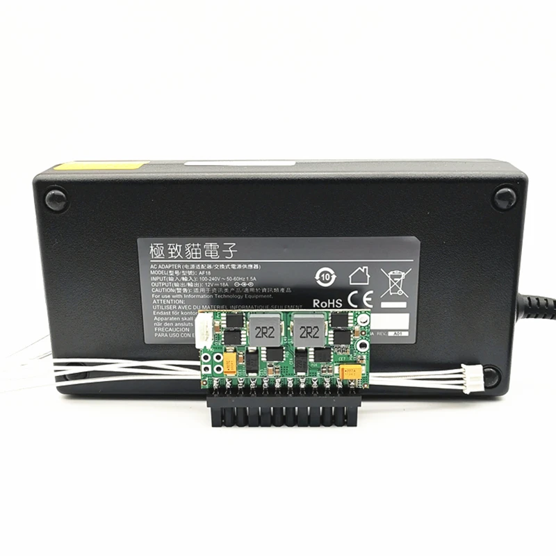 

200W DC-ATX Inline Power Module Mute ITX Mini Chassis Power Board 150W