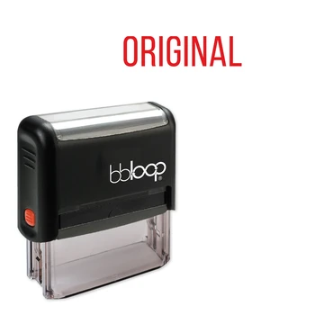 

Bbloop Original w/Tall Skinny Style Font and Design Self-Ink