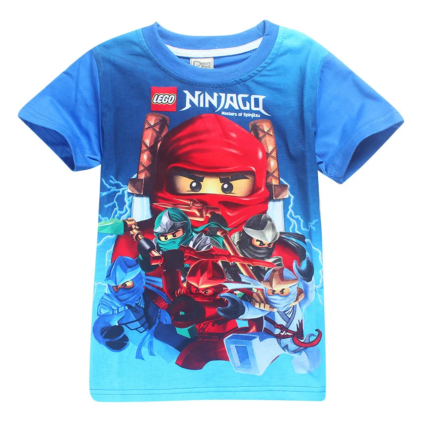 2019 Ninja Kids T Shirt Ninjagoed Children Boy Clothing Short