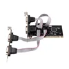 Great-Q PCI к 4 порту RS232 DB9 Serial Com port s к PCI контроллеру удлинитель адаптер Райзер-карта pci chip TX382B ► Фото 2/4