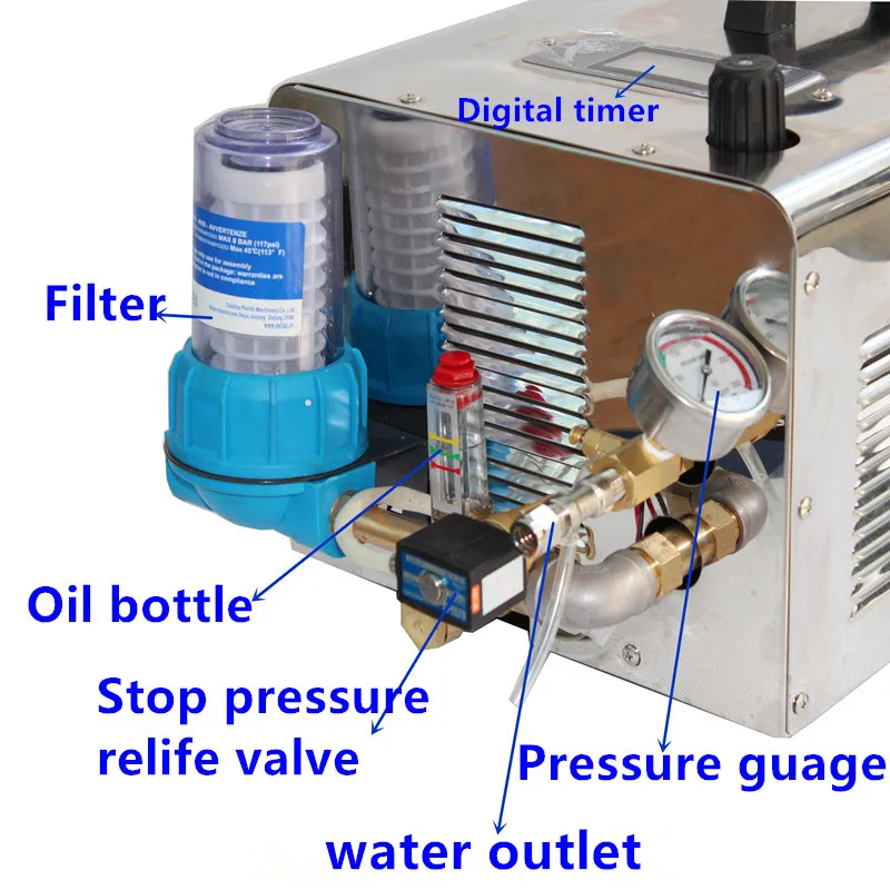 

A228 High quality 11L/min misting pump fog machine to cool 800 square meter area