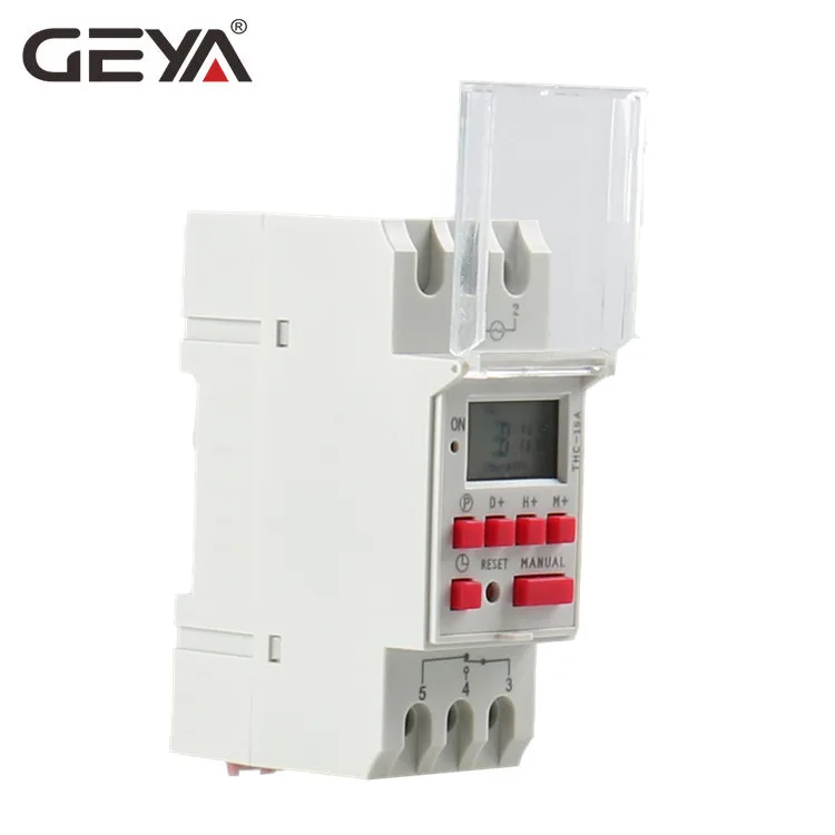 GEYA THC-30A Electric Digital Timer Switch Programmable Din Rail 30A Timer Timer AC DC 12V 24V 110V 220V 240V GEYA THC-30A Electric Digital Timer Switch Programmable Din Rail 30A Timer Timer AC DC 12V 24V 110V 220V 240V