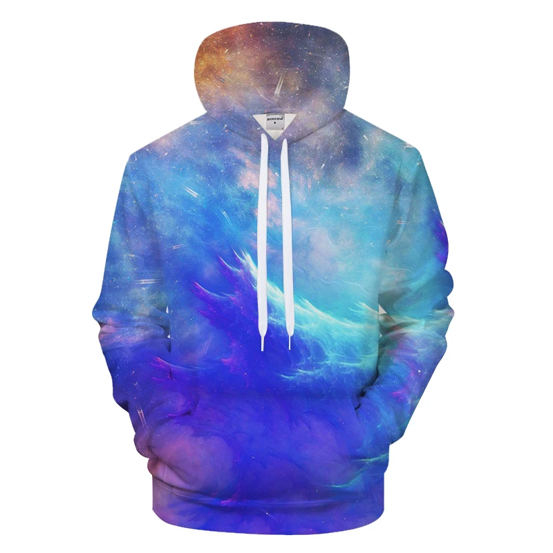 

3D Fun Beautiful Landscape Print Sweatshirt Men's Autumn & Winter New Fashion Hoodie