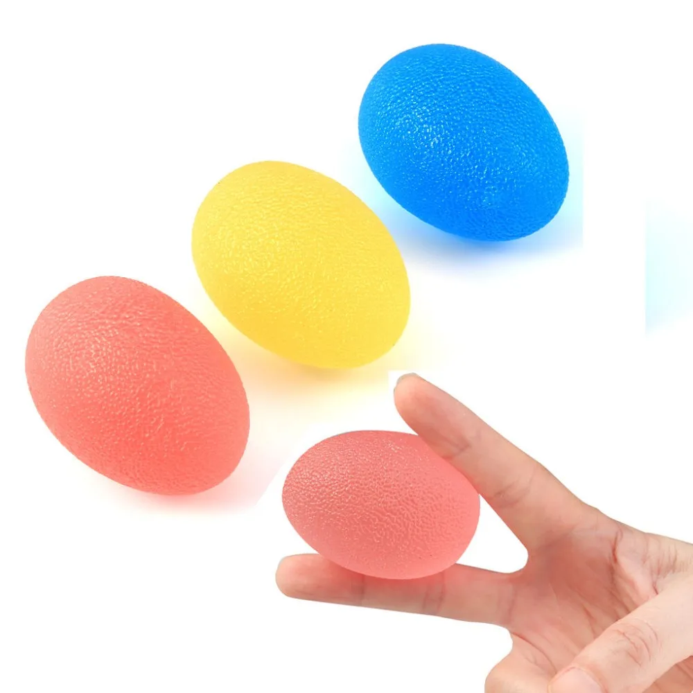 3 шт./компл. яйцо Форма мячик текстура палец массажные шарики для сжимания Мощность мяч успокаивающий, для сжимания шарики WLQ-03