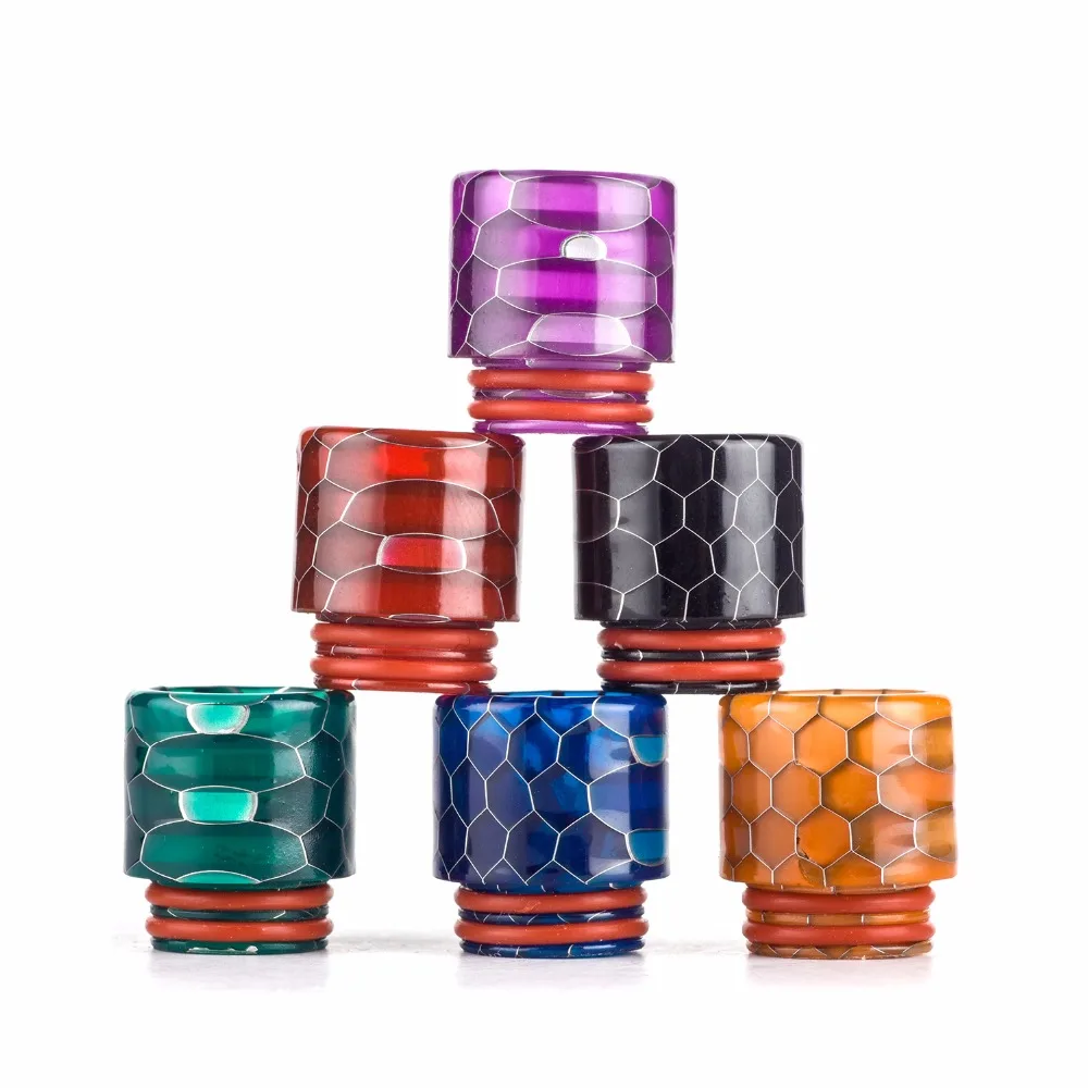 

Drip Tip 810 Epoxy Snakeskin Resin Mouthpiece For Smoke TFV8 TFV12 RTA RDA Atomizer