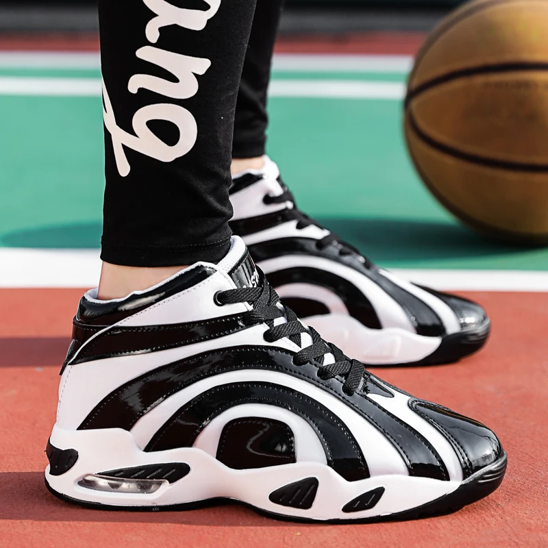 

2019 Hot Sale Basketball Shoes Comfortable High Top Gym Training Boots Outdoor Men Sneakers Athletic Sport Chaussures de shoes