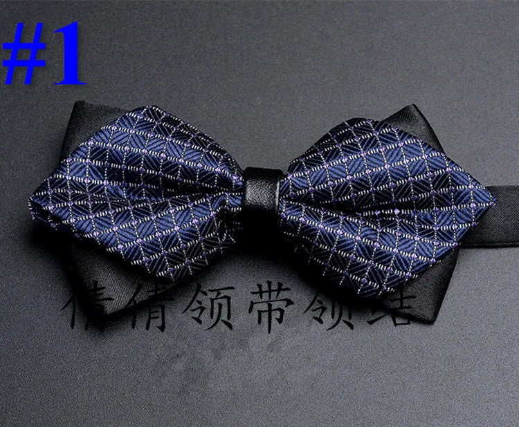 Модные 2-тон Bow Tie сетки Для мужчин и Для женщин смокинг общие вечеринку Галстуки бабочка бабочкой 30 Цвет, 100 шт