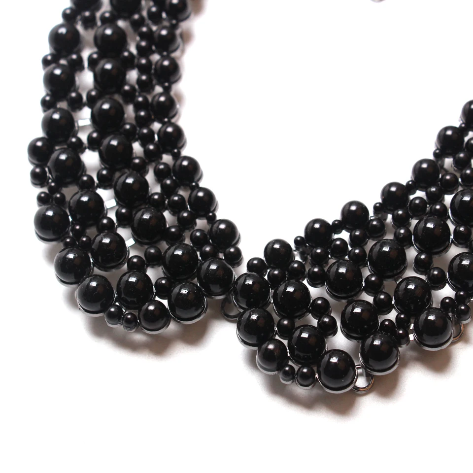 Ztech новые модные ожерелья ошейники и кулон роскошный чокер имитация жемчуга ожерелье массивные ювелирные изделия Свадебный Bijoux 7 цветов