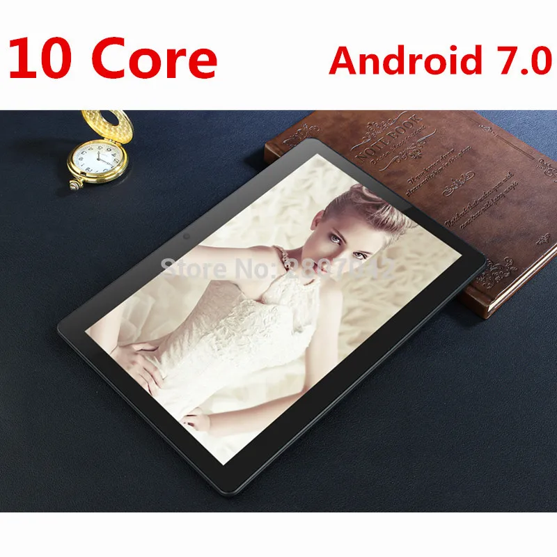 LSKDZ Android 7.0 Tablet 10 inch Deca Core 4G LTE Phone Call Tablet 4GB 64GB Dual SIM 8.0MP Wifi Bluetooth 4G LTE GPS Tablets