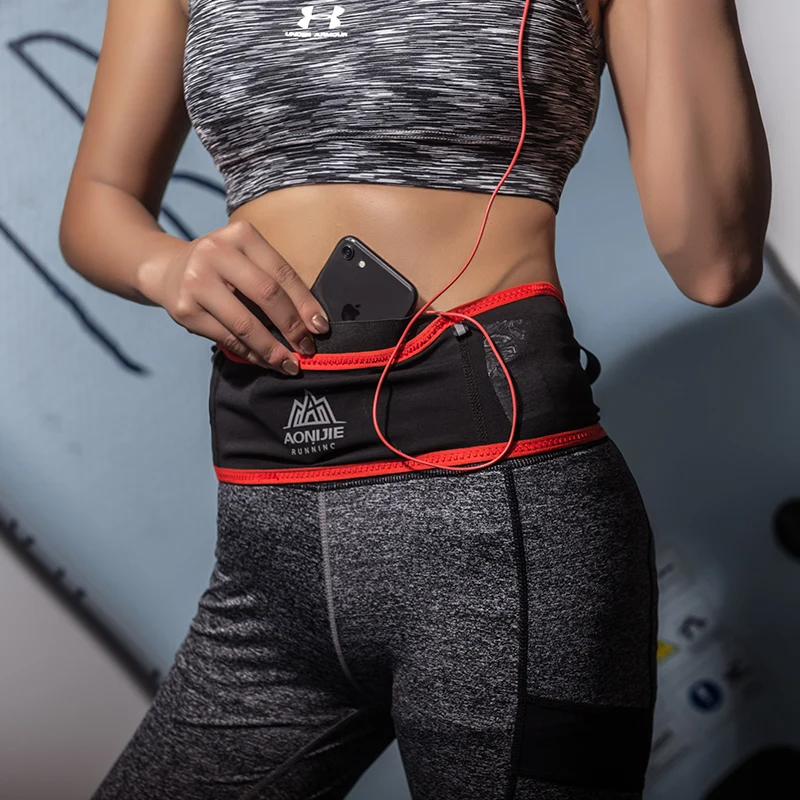AONIJIE Slim Running Waist Belt Jogging Bag Fanny Pack Travel Money Marathon Gym Workout Fitness 6.9 in Mobile Phone Holder W938 AONIJIE Slim Running Waist Belt Jogging Bag Fanny Pack Travel Money Marathon Gym Workout Fitness 6.9 in Mobile Phone Holder W938