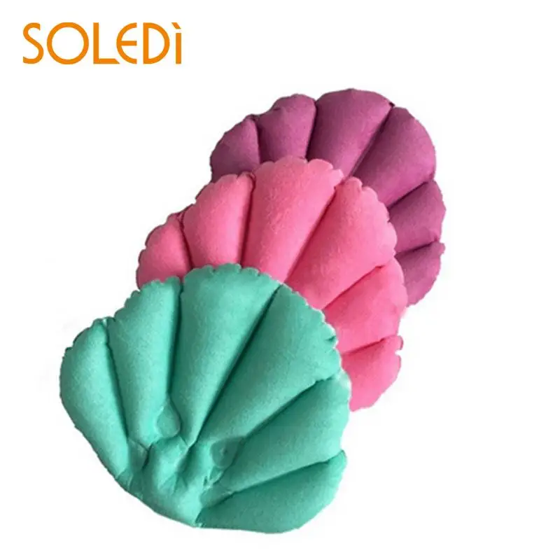 

Bathroom Inflatable Bath Spa Pillow Head Back Neck Cushion Bathtub Relaxing T