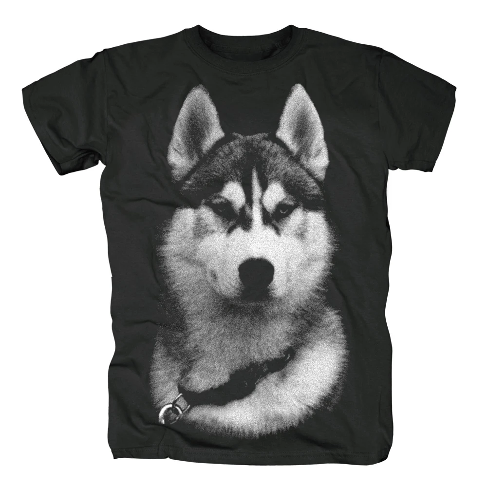 NEW Pet animal Siberian Husky DOGS wolf print COTTON T shirt Cool Tops