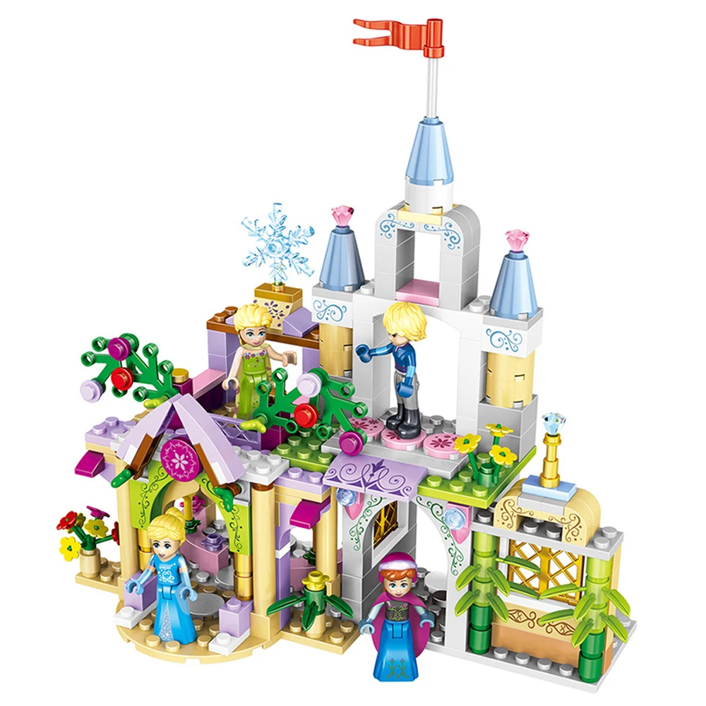 

Original Playmobil set Compatible with Legoed Fairy Godmother princess+Sausage man Building Blocks toys Festival gift for kid H