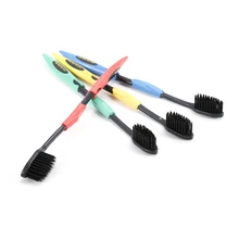 Y& W& F/4/1 шт./компл. бамбуковый уголь зубная щетка для ухода за полостью рта с нано-антибактериальным Зубная щётка черные головы нано-зубная щетка щетина