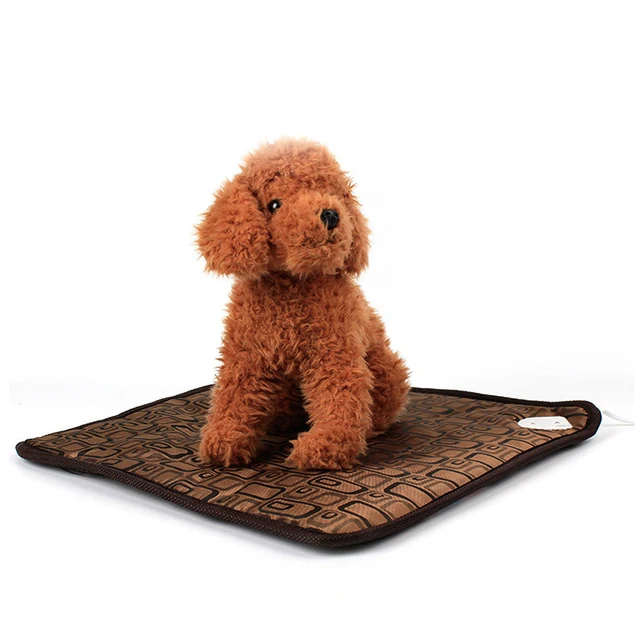 220V 45x45cm Pet Dog Cat Heating Pad Classic Pet Dog Cat Waterproof Pad Heater Warmer Mat Bed Electric Heating Blanket