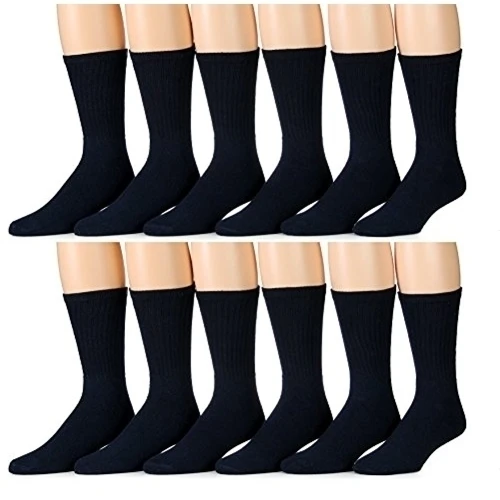 6 Pair Of excell Mens Diabetic Neuropathy Socks, Sock Size 10-13 (3)