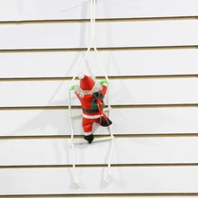 Рождественское украшение, лестничная веревка, скалолазание, Санта Клаус, потолочное окно, Рождественское украшение для дома, отеля, праздника, падение, Рождественские куклы