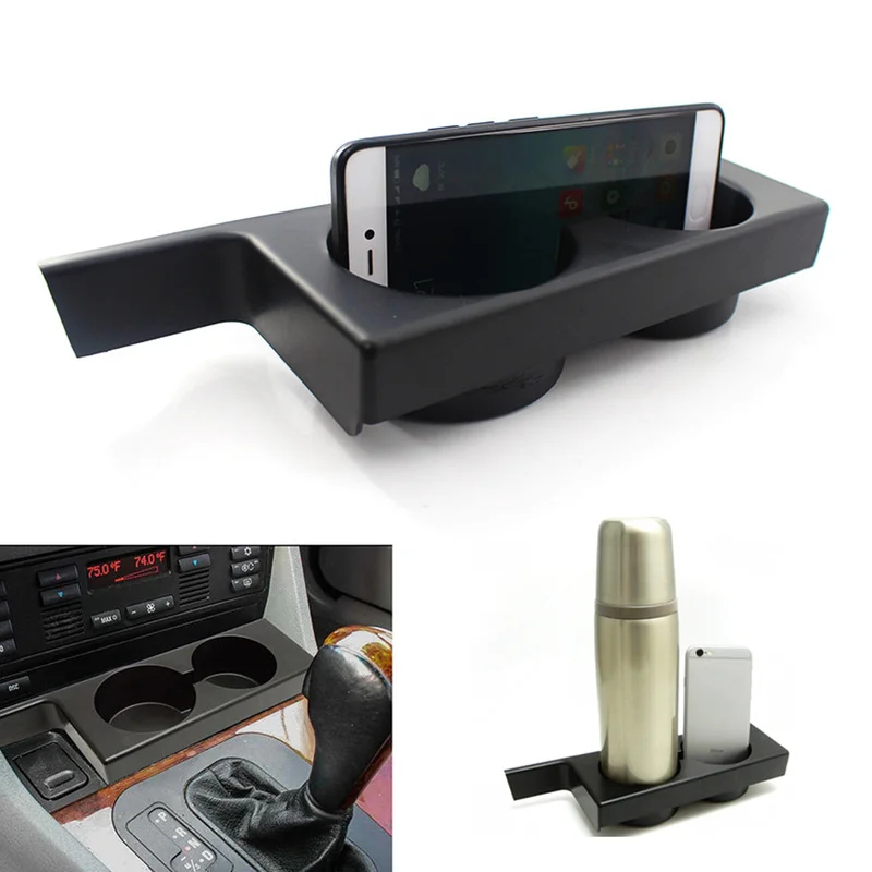 

For BMW E39 5-Series 1997-2003 Front Car Cup Holder Portable Front Drinks Beverage Holder Storage Box Auto Interior Accessories