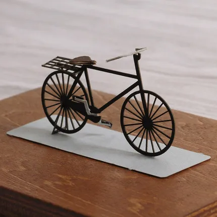 L ser 3D para manualidades de papel Mini bicicleta manualidades h galo usted mismo modelo de