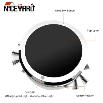 

Wet Dry Dirt Dust Hair Automatic Cleaner 3 in 1 Smart Sweeping Robot Sweep Home Cleaning Tools Multifunctional Floor Cleaner