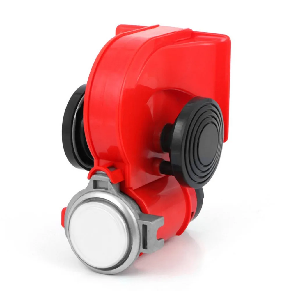 12V/24V Универсальный Улитка Air Horn High Мощность громкий автомобиль электрическая
