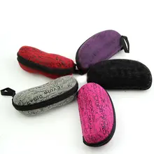 HARKO,Zipper Peanut Sunglasses Hard Case Eye Glasses Portable Holder Protector Box