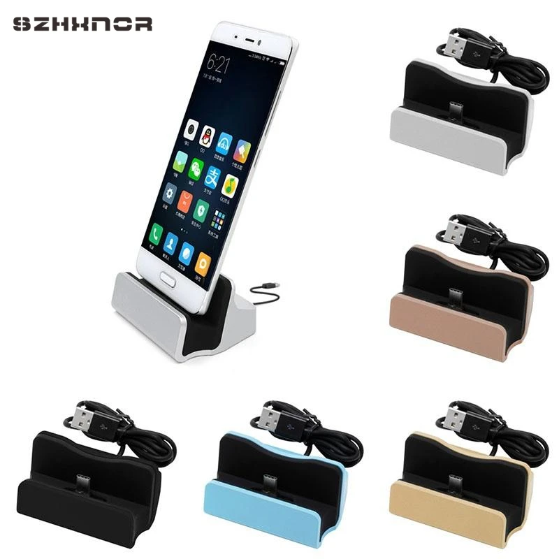 

USB Charger Dock Station For iPhone 6 7 8 X cable Type C Charging Docking Stand Cradle Sony Xperia L1 XA1 Ultra X Compact XZ XA2