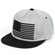 Флаг США Бейсбол Кепки Для мужчин 3D Вышивка плоским Snapback шляпа в полоску со звездами Для женщин открытый флаг Bboy хип-хоп бейсболка Кепки s
