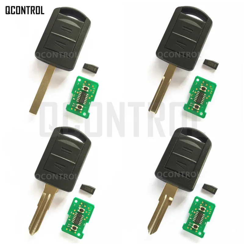 

QCONTROL Remote Key for OPEL/VAUXHALL Car ASTRA CORSA C COMBO VAN MERIVA TIGRA VECTRA 433MHz with ID40 Chip