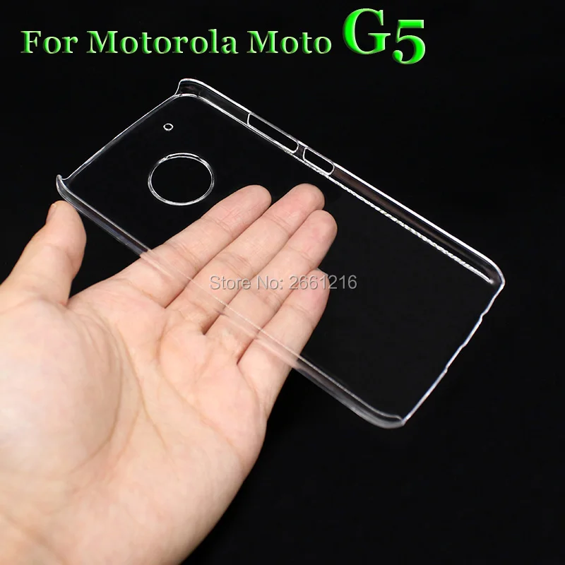 

For Moto G5 5.0 Inch Hard PC Case Ultra Thin Clear Hard Plastic Cover Protective Skin For Motorola Moto G5 5.0"