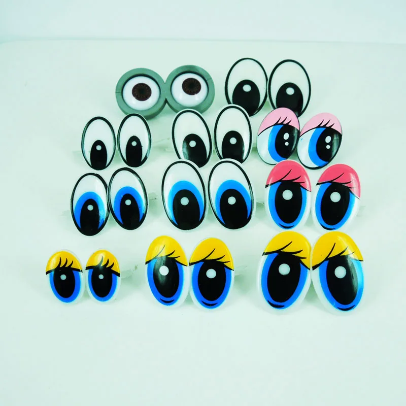20 шт дизайн Мультяшные пластиковые безопасные игрушечные глаза ручной работы аксессуары для DIY плюшевые куклы Животные кукольные изготовления