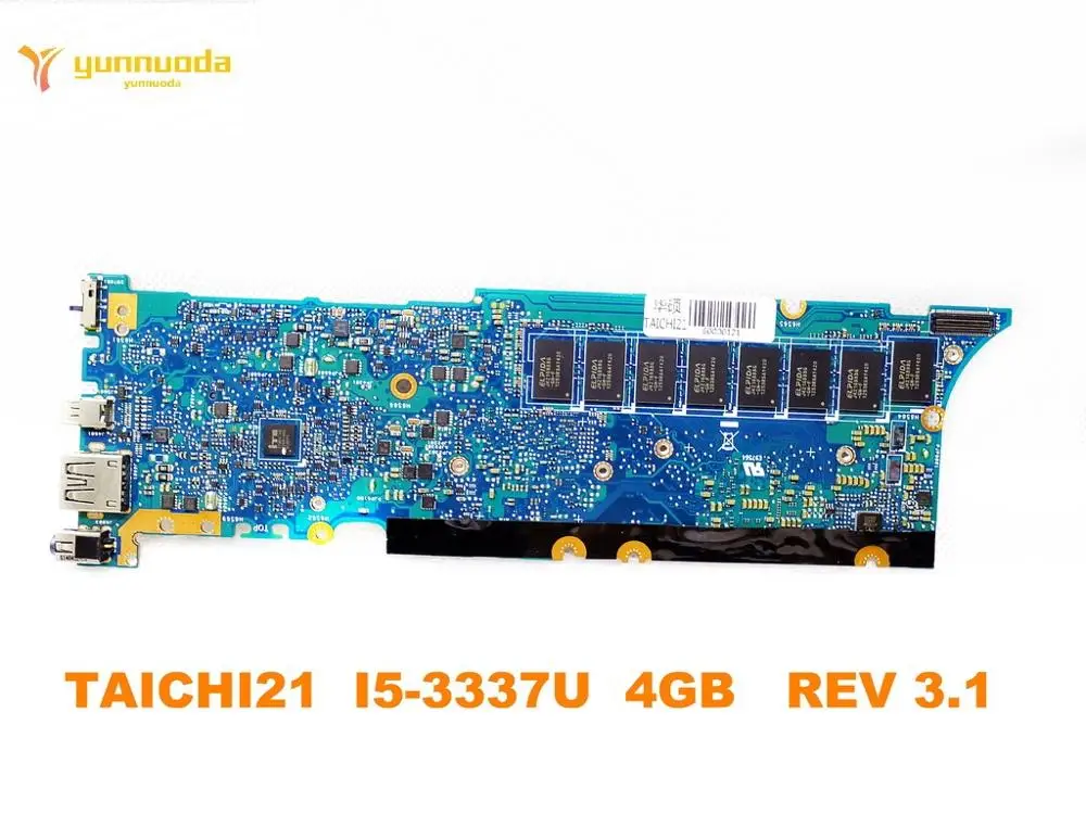 الأصلي ل ASUS TAICHI21 اللوحة المحمول TAICHI21 I5-3337U 4 GB REV 3.1 اختبار جيد شحن مجاني