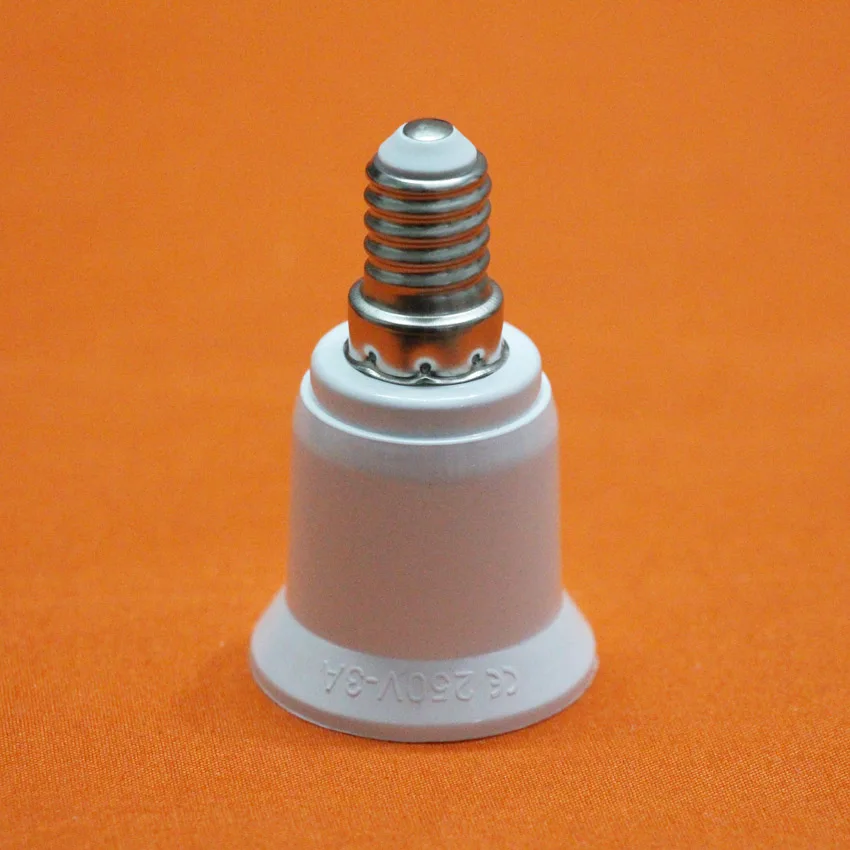 10 pcs led lamp parts E14 converted to E27 lamp holder , energy saving