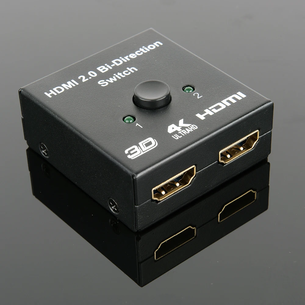 HDMI 2 0 Коммутатор Би переключатель направления 1080 p K x 4 3D коммутатор 2X1 или 1X2 для HDTV