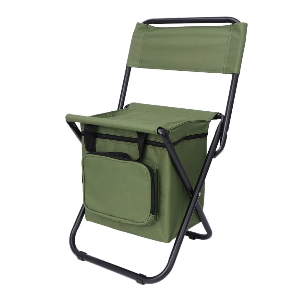 

Fishing Chair Folding Waterproof Camping Outdoor Multi Functional With Backpack