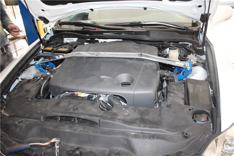 Suspension Strut Bar For Toyota MARK X REIZ CROWN Car Accessories Alloy Stabilizer Bar Car Styling Auxiliary Tank Tension Rod (5)