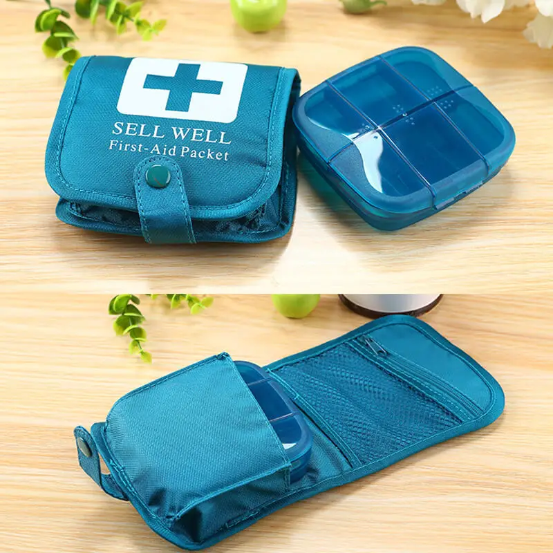 

Medicine Pill Bandage Box Portable Camping Tactical Medical Bag Military First Aid Kit Family Sport Car Emergency Survival Kit