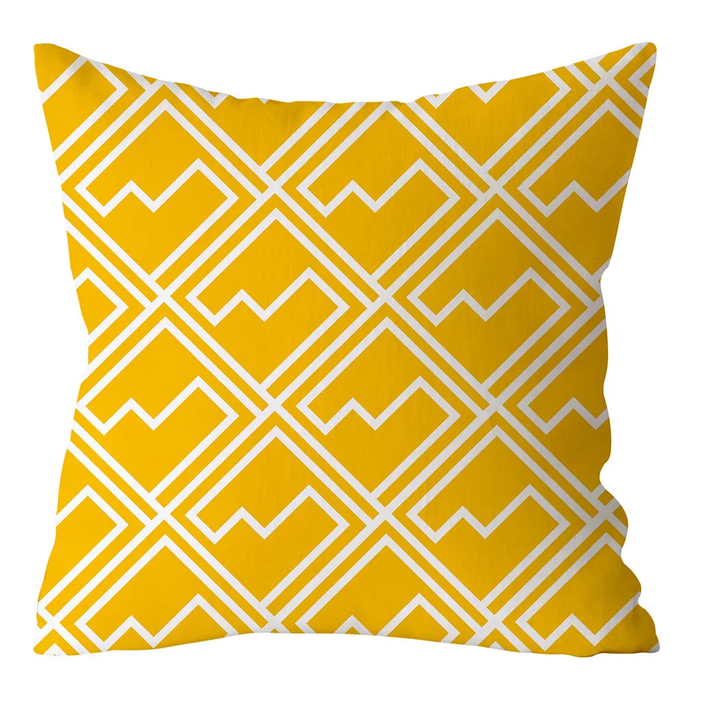 

2019 High Quality Pillow Sofa Waist Throw Cushions Cover Home Decor Cushion Covers Polyester Pillowcase Square Home Decoration