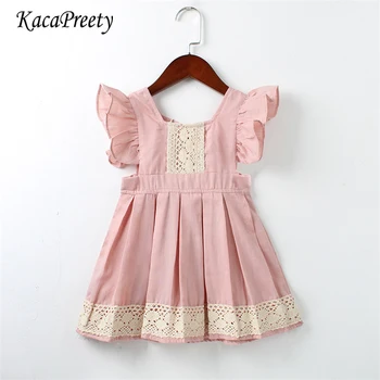 

Adorable Dresses For Girls high quality Summer Bohemian Beach Girls Dress For Girl Kids Clothes Summer Clothing 1-6Yrs