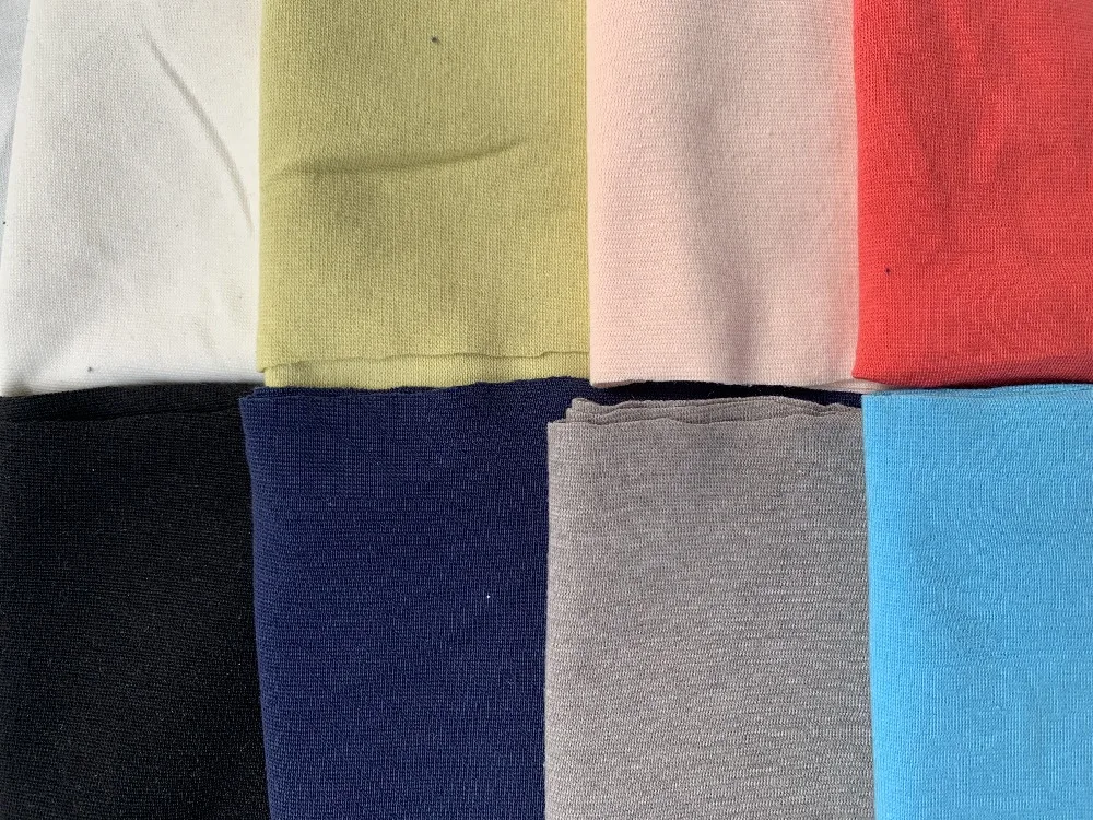 

1x1 10cm Cotton Knitted Rib Cuff Fabric Stretchy for baby Abdominal Cuffs Sport Sweater Collar DIY sewing cotton fabric