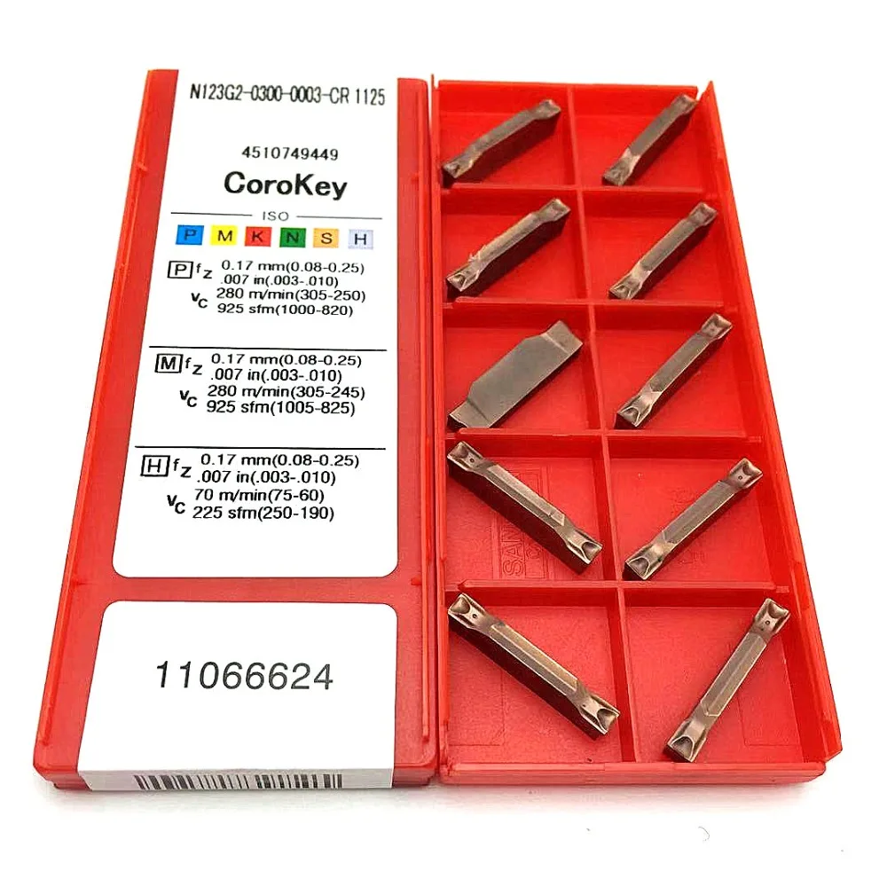 N123G2 0300 0003 CR 1125 grooving carbide inserts N123G2 lathe cutter turning tool Parting and grooving tool N123G2 0300 0003 CR 1125 grooving carbide inserts N123G2 lathe cutter turning tool Parting and grooving tool