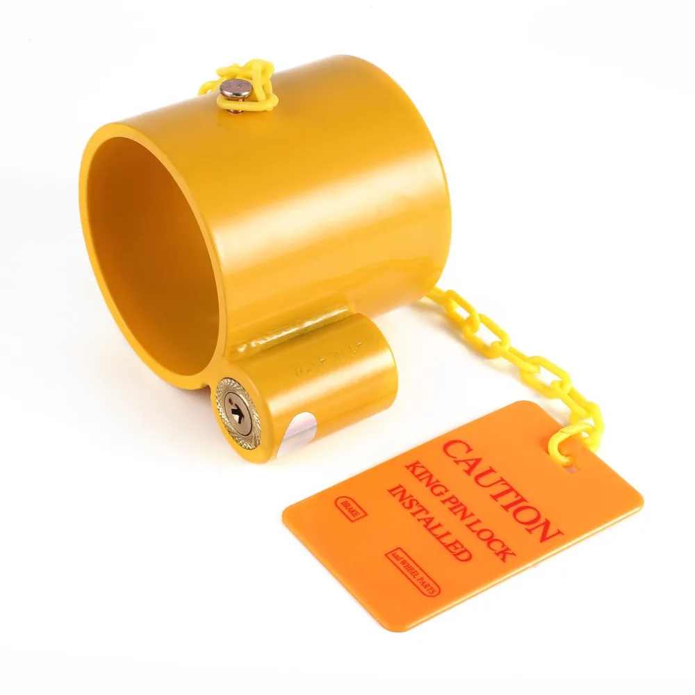 

New Styling Cylinder Type Hanging Chain Trailer Lock Hitch Coupler Lock Shackle Padlocks With 2 Keys Automobile Truck Anti-theft