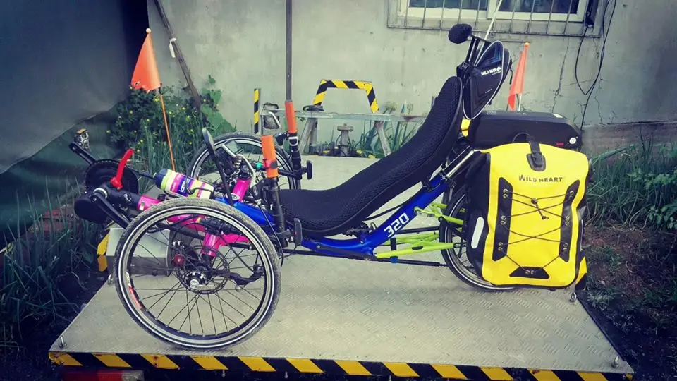 Взрослый алюминиевый сплав 27 скорость Электрический fulldable лежачий Touring Trike| |