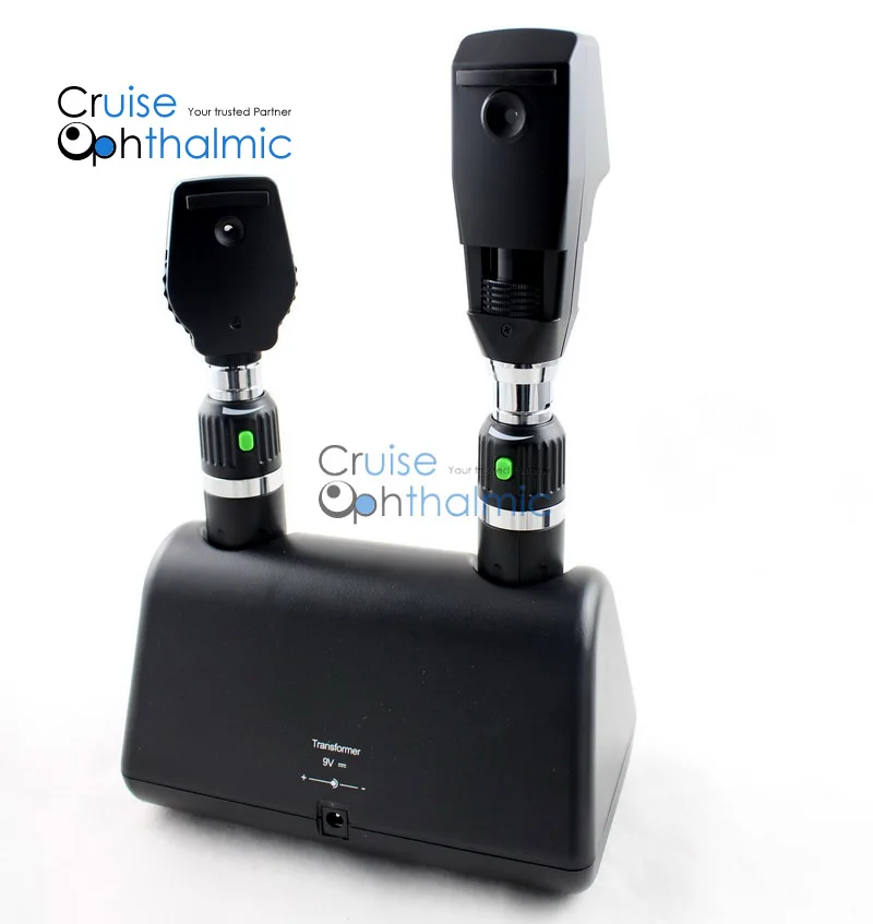 Rechargeable Desktop Ophthalmoscope and Retinoscope Set DR1900 Halogen