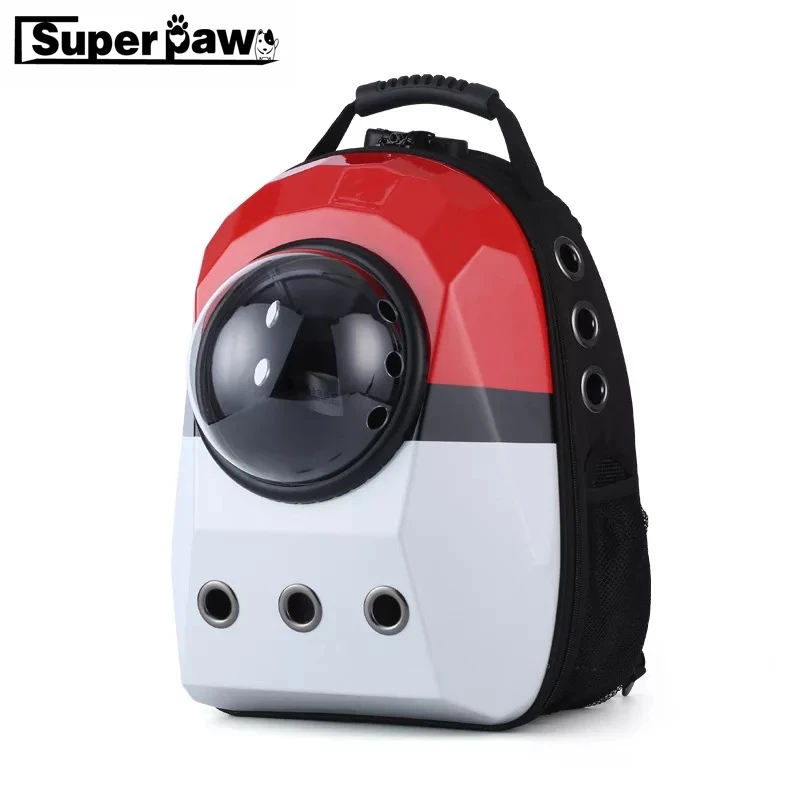 

Pokemon Space Capsule Pet Cat Backpack Bubble Window for Kitty Puppy Chihuahua Small Dog Carrier Crate Outdoor Travel Bag YHB04
