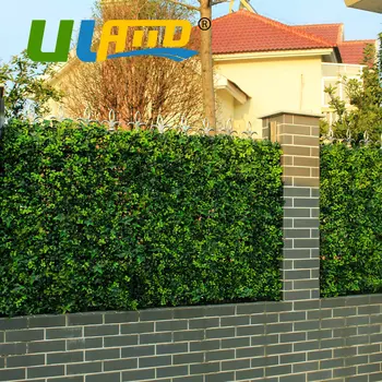

ULAND Sythenic Plastic Plants Grass Fence 3SQM Artificial Boxwood Hedges Ivy Fencing Panels Outdoor Balcony DIY Garden Ornaments