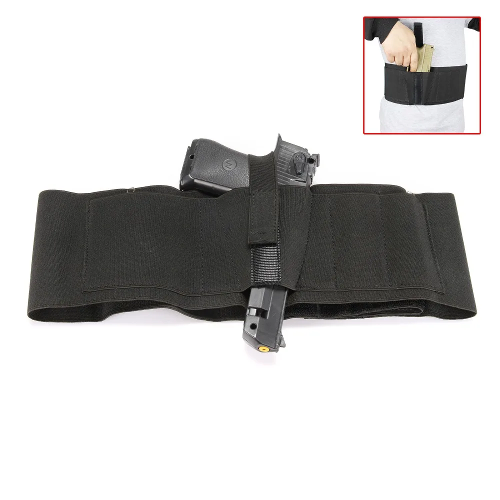2017 New Concealed Carry Ultimate Belly Band Holster Gun Pistol